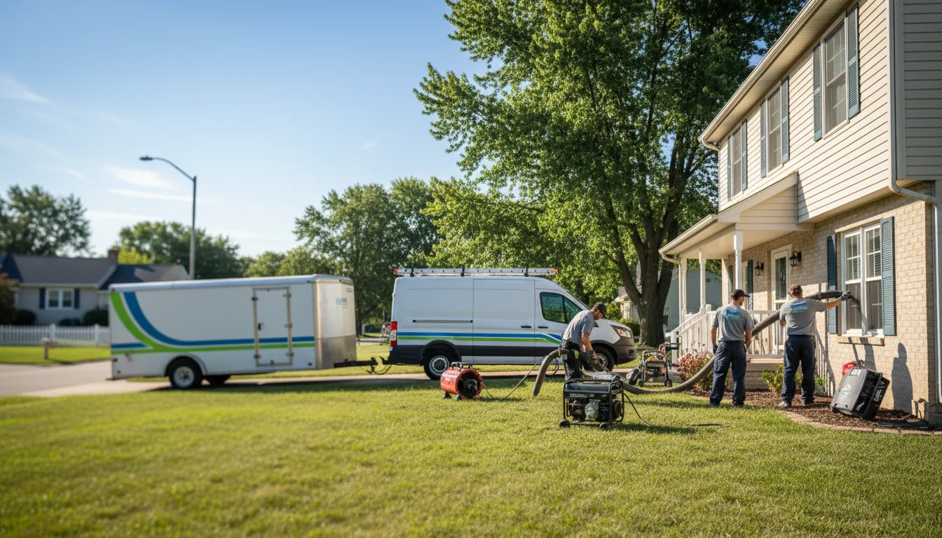Flooded Basement Restoration And Cleanup With Repair in Saint Francis, WI near me
